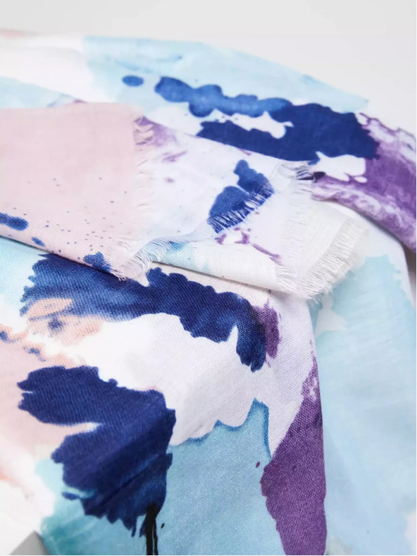 Moodo Лилав шарен шал Moodo