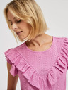 Moodo Розова блуза с волани Moodo