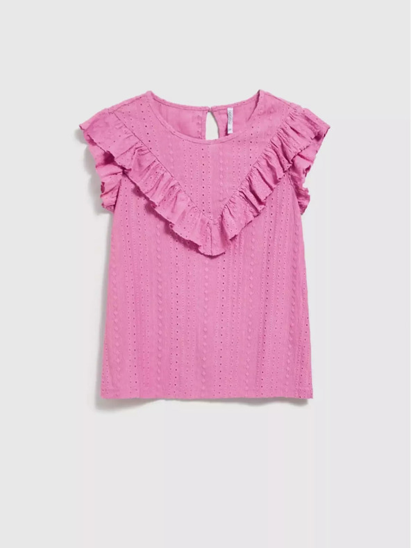 Moodo Розова блуза с волани Moodo