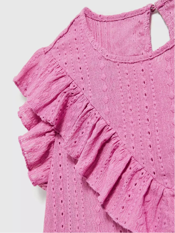 Moodo Розова блуза с волани Moodo