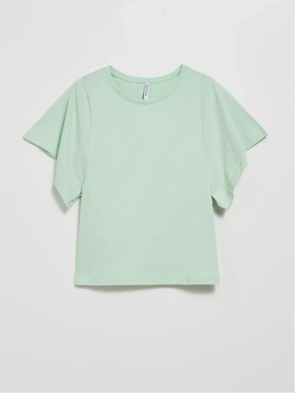 Moodo Зелена риза с широки ръкави Moodo