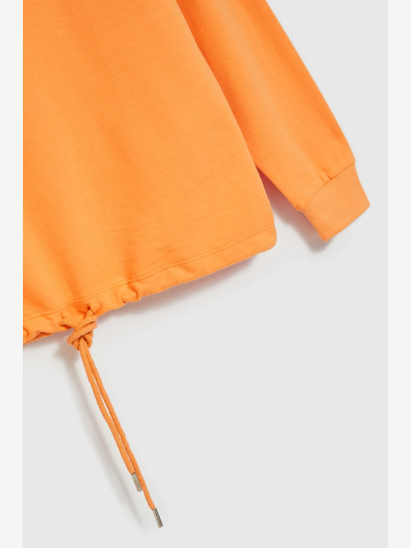 Moodo Оранжев суитчър с V-образно деколте Moodo