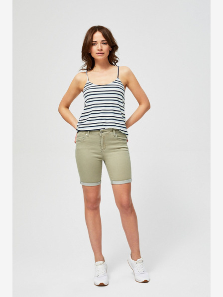 Moodo Зелени дамски къси панталони Moodo