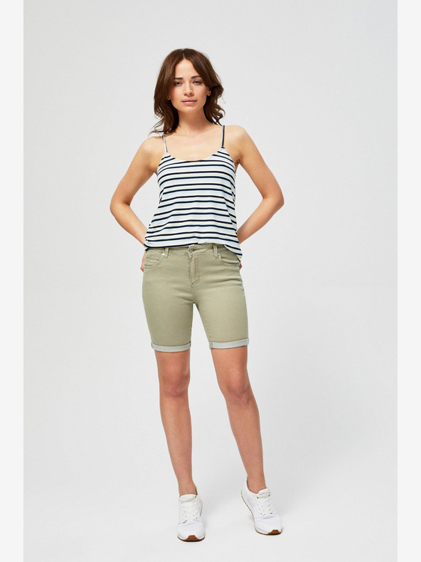 Moodo Зелени дамски къси панталони Moodo