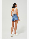 Moodo Сини дамски къси панталони от деним Moodo