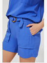 Moodo Сини дамски къси панталони Moodo