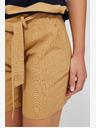 Moodo Бежови дамски къси панталони Moodo