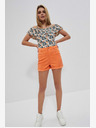 Moodo Оранжеви къси панталони за жени Moodo