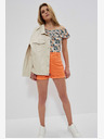 Moodo Оранжеви къси панталони за жени Moodo