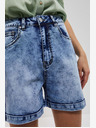 Moodo Сини дамски къси панталони от деним Moodo