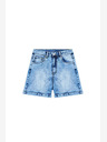 Moodo Сини дамски къси панталони от деним Moodo