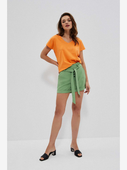 Moodo Зелени дамски къси панталони Moodo