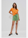 Moodo Зелени дамски къси панталони Moodo