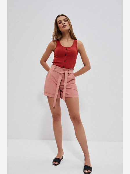 Moodo Розови дамски къси панталони Moodo