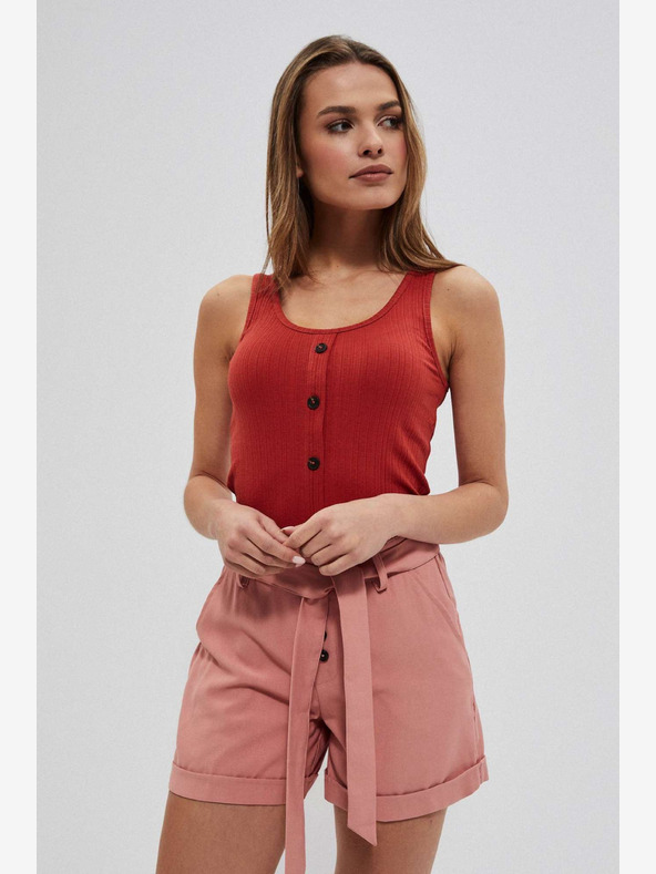 Moodo Розови дамски къси панталони Moodo