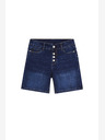 Moodo Тъмносини дамски къси панталони от деним Moodo