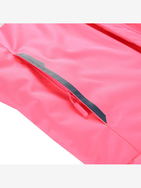 ALPINE PRO Детско ски яке с мембрана за сняг PTX ALPINE PRO DEARO неоново нокаут розово