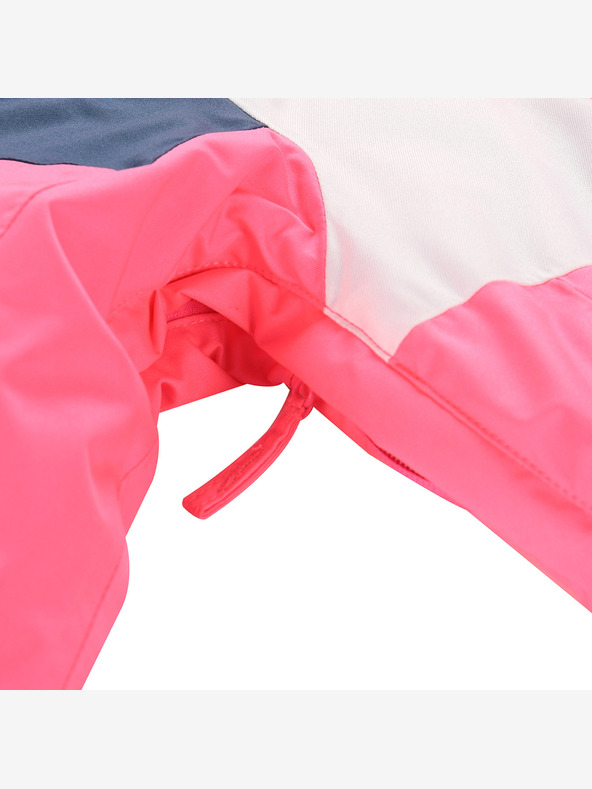 ALPINE PRO Детско ски яке с мембрана за сняг PTX ALPINE PRO DEARO неоново нокаут розово