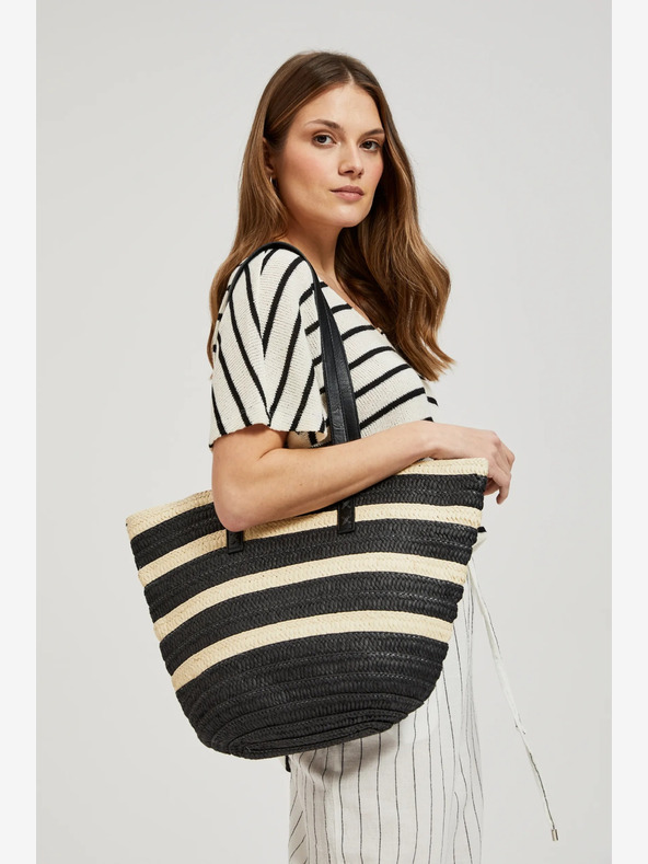 Moodo Дамска чанта на райета Moodo