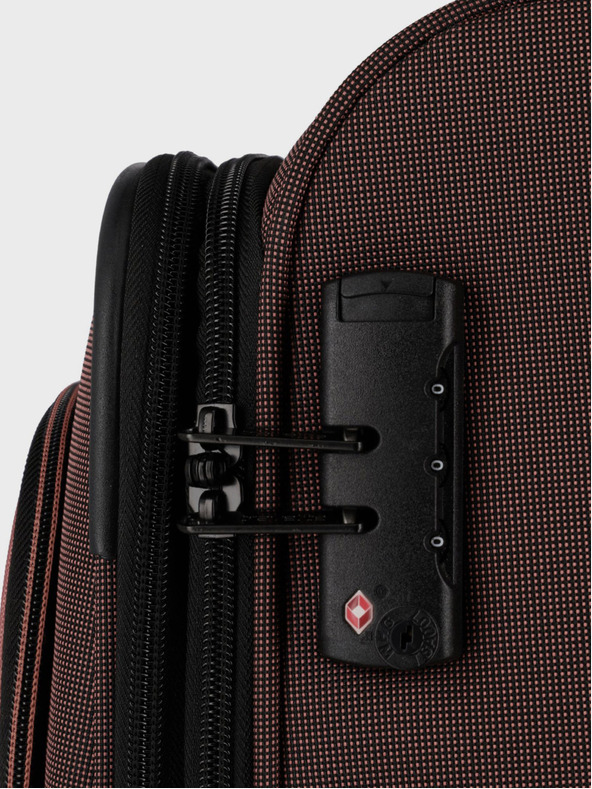 Travelite Розов и кафяв Travelite Viia 4w M