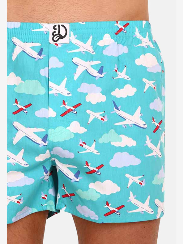Dedoles Сини весели мъжки къси панталони Dedoles Самолети и облаци