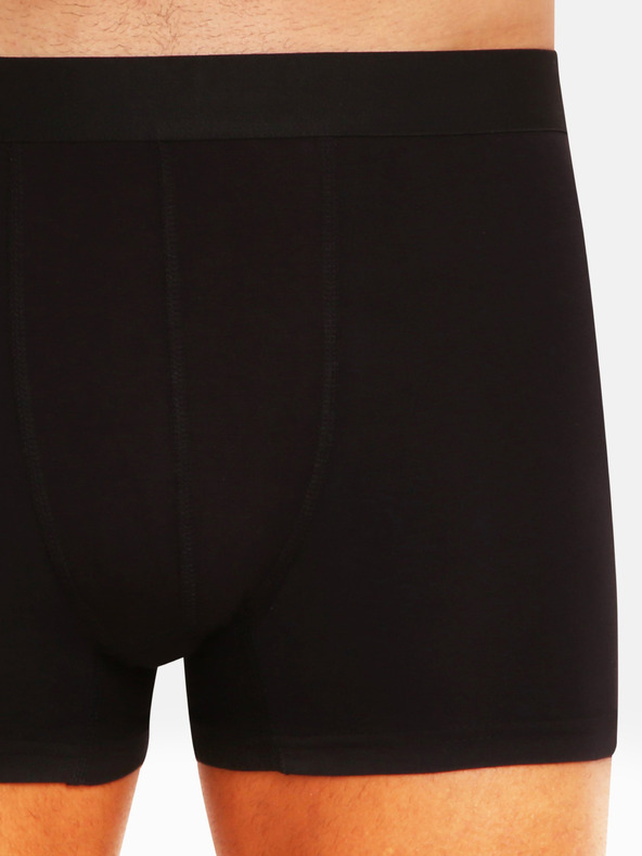 Nedeto Комплект от десет мъжки боксерки в черно Nedeto