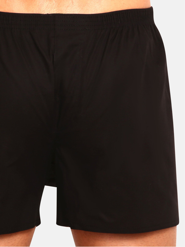 Nedeto Комплект от три мъжки къси панталони в черно Nedeto