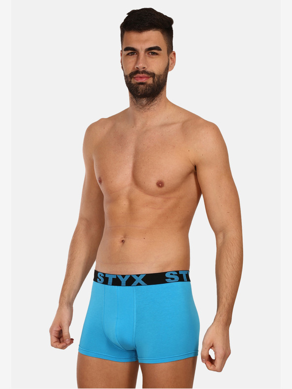 Styx Styx мъжки боксерки спортни еластични светлосини