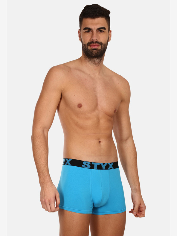 Styx Styx мъжки боксерки спортни еластични светлосини
