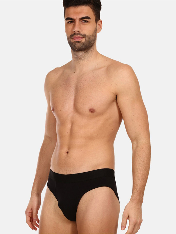 Nedeto Комплект от седем мъжки гащи в черно Nedeto