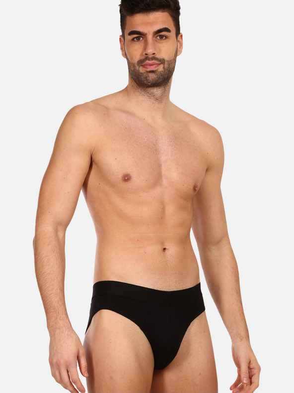 Nedeto Комплект от три мъжки бикини в черно Nedeto