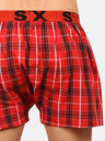 Styx Styx червени мъжки карирани шорти
