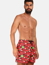 Styx Червен мъжки бански костюм с шарка Styx Melons