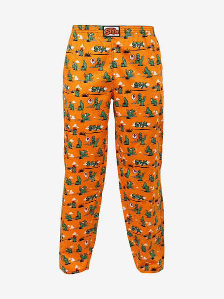 Styx Оранжево Мъжко спално бельо с шарка Styx Cactus