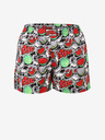 Styx Червени и сиви дамски шарени шорти за сън Styx Melons