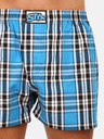 Styx Сини мъжки карирани къси панталони Styx