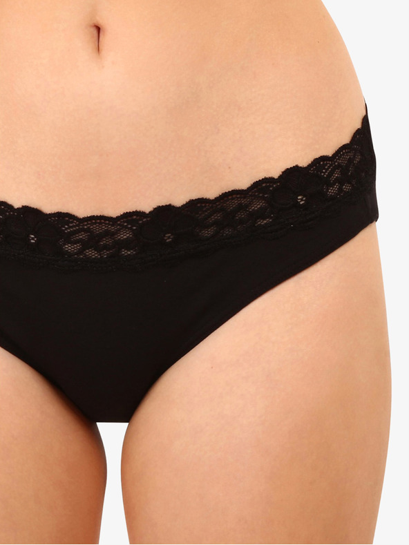 Styx Черни дамски дантелени бикини Styx