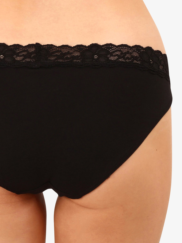 Styx Черни дамски дантелени бикини Styx