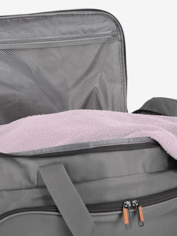 Travelite Сива чанта на колелца Travelite Basics Fresh