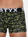 Styx Жълто-черни мъжки боксерки Styx Physics