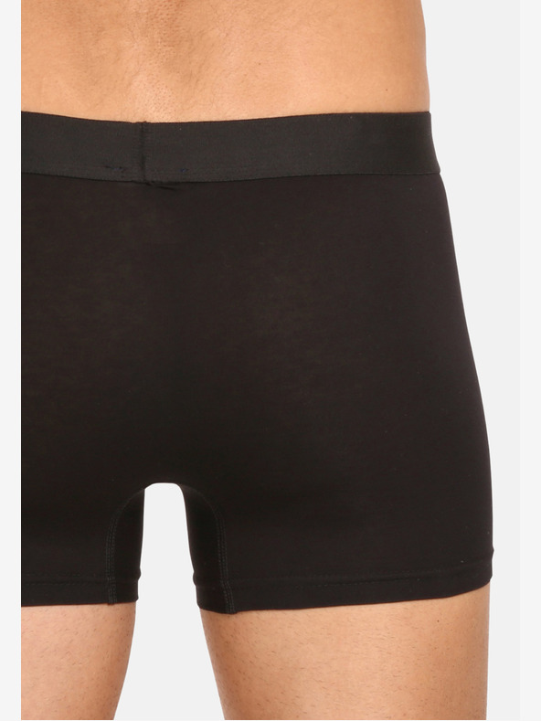 Nedeto Комплект от пет мъжки боксерки плюс размер в черно Nedeto