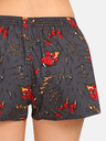 Styx Черни дамски къси панталони Styx art Claws