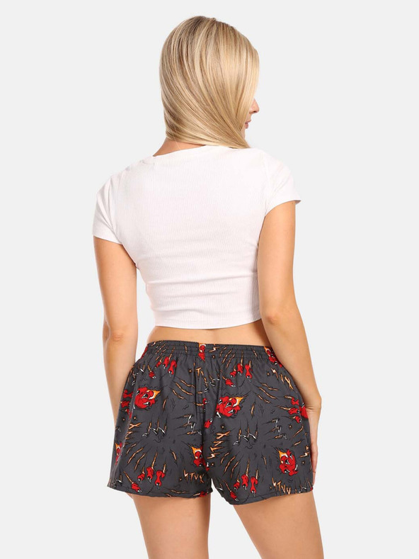 Styx Черни дамски къси панталони Styx art Claws