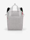 Reisenthel Светлосиво кафяво 2в1 Раница и чанта Reisenthel Allrounder R Twist Sky rose