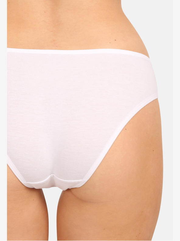 Nedeto Комплект от пет дамски бикини в бяло, розово и черно Nedeto