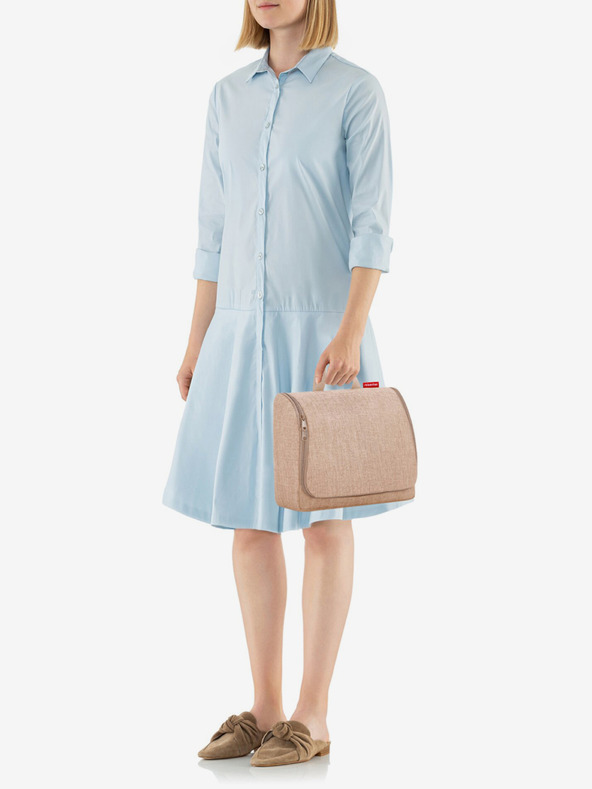 Reisenthel Бежова чанта за тоалетна Reisenthel XL Twist Coffee