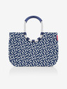 Reisenthel Тъмносиня дамска чанта с шарка Reisenthel Loopshopper L Signature Frame