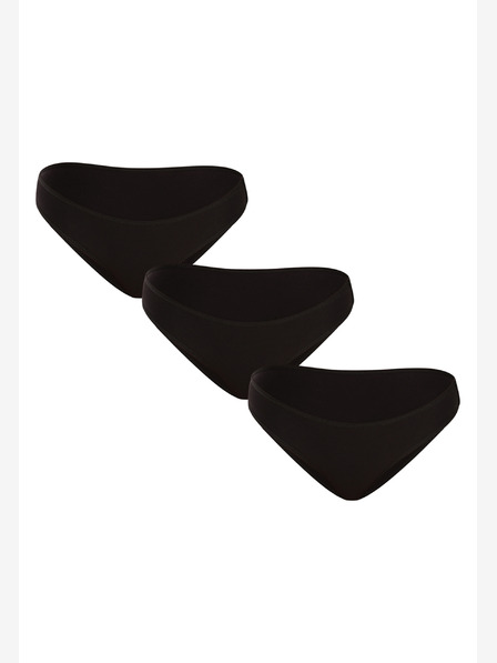 Nedeto Комплект от три дамски бикини в черно Nedeto