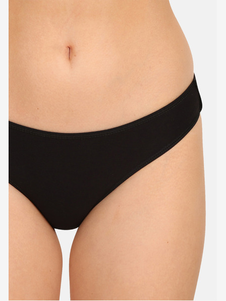 Nedeto Комплект от три дамски бикини в черно Nedeto