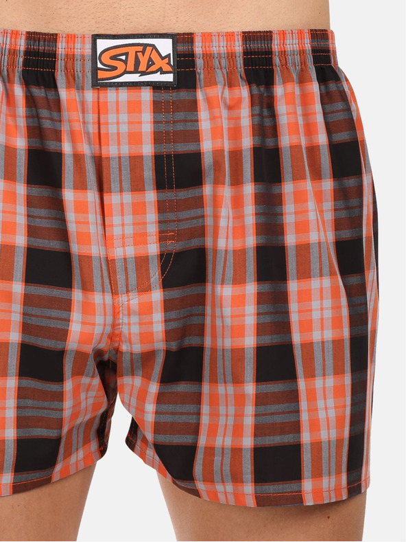 Styx Комплект от три - мъжки къси панталони Styx с класически ластик, многоцветни